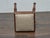 English 19th Century English Mahogany Stool with Turned Legs and Upholstered Seat For Sale - Image 3 of 12
