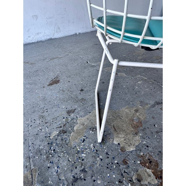 Pair of Vintage “Baby” Wire Child Chairs Attributed to Harry Bertoiaor for Knoll For Sale - Image 13 of 14