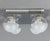 Ceiling Lamp in Chrome and Metal with Glass Bowls For Sale - Image 4 of 11