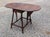 Vintage Americana Style Drop Leaf Side Table Rustic Country Colonial For Sale - Image 9 of 11