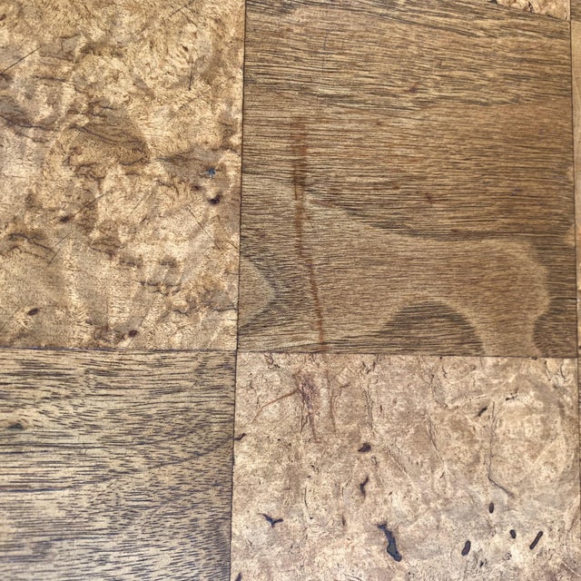 Mid 20th Century Mid Century Modern Lane Burl Round Side Table For Sale - Image 5 of 7