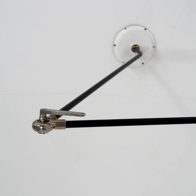 Metal Ceiling or Wall Light by W. Hagoort for Hagoort, the Netherlands For Sale - Image 7 of 8