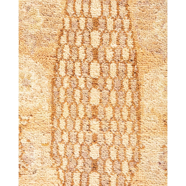 Traditional Mogul, One-of-a-Kind Hand-Knotted Area Rug - Beige, 8' 0" x 9' 10" For Sale - Image 3 of 8