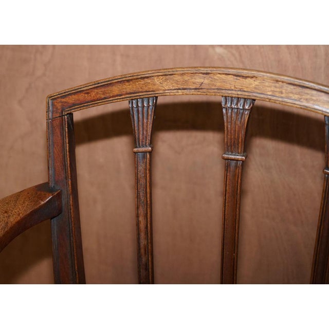Set of Antique Georgian Carved Armchairs, 1780s For Sale - Image 13 of 18