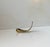 Mid-Century Modern Scandinavian Whale Brass Pipe Rest in the style of Carl Auböck, 1950s For Sale - Image 3 of 9