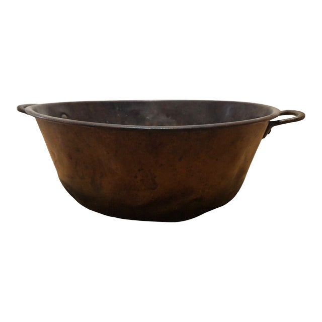 Antique Copper Jam Pan Pot With Handles Chairish