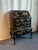 Chinoiserie 1970's Black Lacquer Hand Painted Asian Chinoiserie Secretary Desk For Sale - Image 3 of 12
