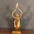 Franz Hagenauer Vintage Mid-Century Modernist Solid Brass Abstract Female Sculpture, Signed and Numbered For Sale - Image 4 of 12