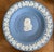 Late 20th Century Set of 5 Distinct Vintage Wedgwood Jasperware Blue and Green 4 1/2” Diameter Plates For Sale - Image 5 of 12
