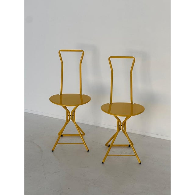 Set of Dafne Folding Chairsi, 1970s For Sale - Image 6 of 9