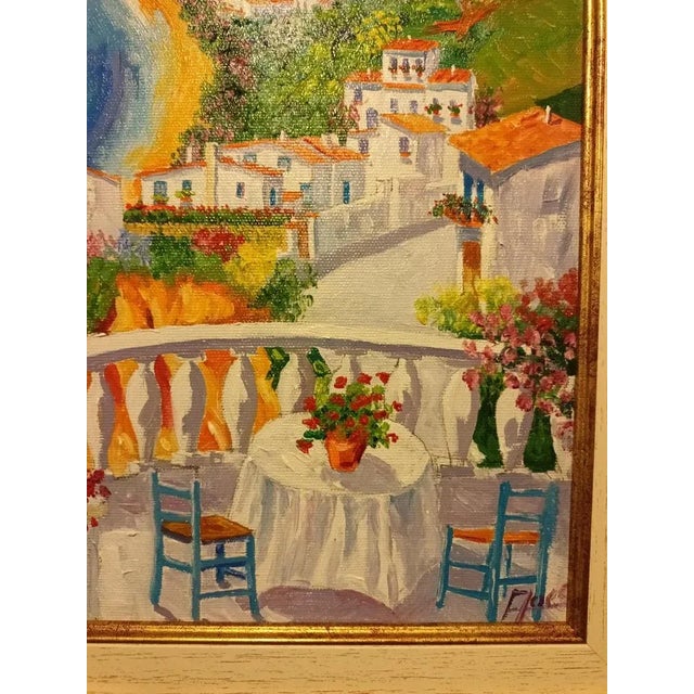 Avel, Balcón al Mediterraneo, 2023, Oil on Canvas, Framed For Sale - Image 3 of 7