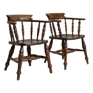 19th Century France Brown Wood Lounge Chair For Sale