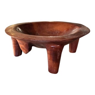 Antique Authentic Polynesian Wooden Samoan Kava Bowl For Sale