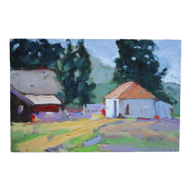 Quiet Places & Journeys — California Coast Landscape (Original Plein Air Oil Painting) For Sale