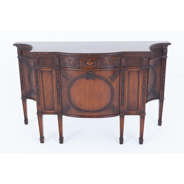 Mahogany Adams Server Side Cabinet, 1880s For Sale - Image 5 of 7