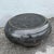 Postmodern Postmodern Black Tessellated Stone Swivel Top Coffee Table With Extension and Brass Inlay For Sale - Image 3 of 9