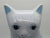 Late 20th Century N. S. Gustin Folk Art Cat Hand-Painted Glazed Figurine For Sale - Image 9 of 12