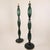 1980s Mid Century Modern, Murano Glass Green Floor Lamps - Pair For Sale In Dallas - Image 6 of 15
