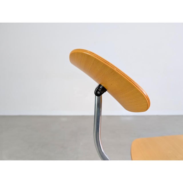 Kevi Design Office Chair in Wood by Jørgen Rasmussen for Fritz Hansen For Sale - Image 10 of 13
