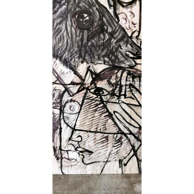 Max Marra Painting Mixed Technique on Canvas For Sale - Image 6 of 13