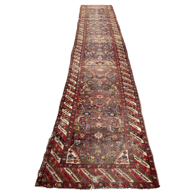 Antique Caucasian Karabagh Runner For Sale