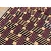 1960s Brown Bastekweave Modern Vintage American Hooked Rug 6'2" X 8'8" Handknotted Wool Carpet For Sale - Image 10 of 10