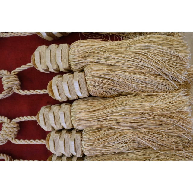 Vintage Curtain Tiebacks, 1970s, Set of 4 For Sale - Image 3 of 4