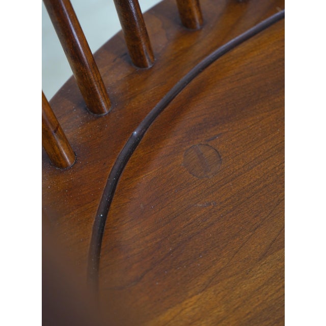 Set of 6 Duckloe Colonial Style Windsor Dining Chairs For Sale - Image 10 of 18