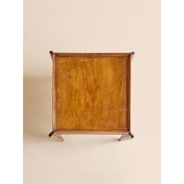 1930s The Vintage Art Deco Square Accent Table For Sale - Image 5 of 12