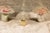 Set of Three American Midcentury Painted Concrete Mushroom Garden Ornaments For Sale - Image 11 of 12