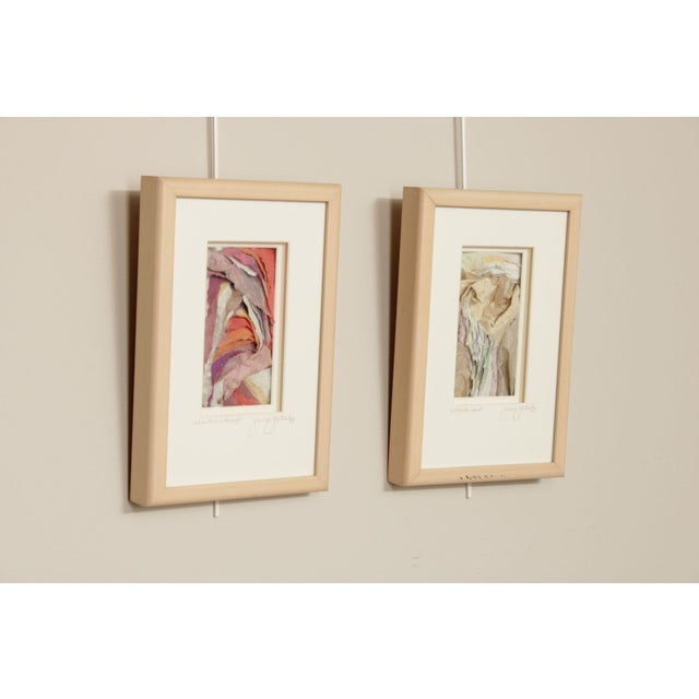 Contemporary Jeanne Petrosky Pair of Framed Mixed Media, 'Within the Cloud' and 'Adventuring Through' For Sale - Image 3 of 12