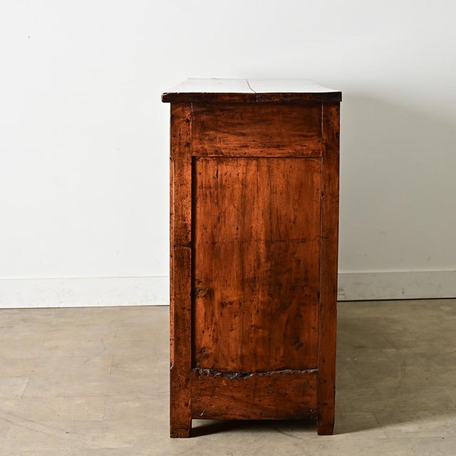 19th Century French 19th Century Solid Walnut Enfilade For Sale - Image 5 of 16