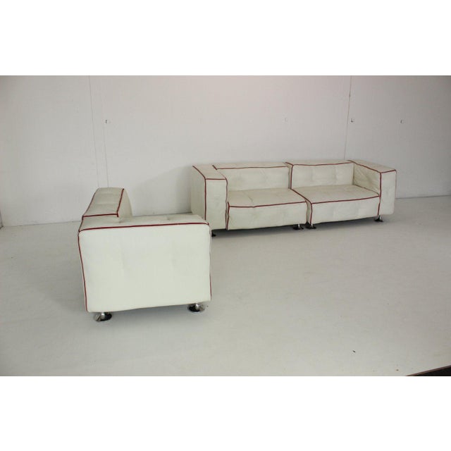 Don Corleon Sofa in White Leather from Bretz For Sale - Image 4 of 13