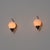 Italian Brass and Opaline Glass Wall Sconces, 1950s, Set of 2 For Sale - Image 4 of 9