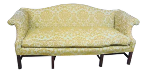 Custom Chippendale Style Mahogany Sofa