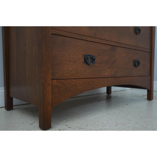 Stickley Mission Oak Arts & Crafts Dresser Chest For Sale In Philadelphia - Image 6 of 18