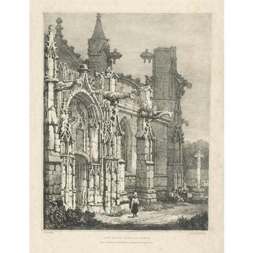 Samuel Prout, Gothic Church Architecture, Arques, France, 1821, Lithograph For Sale - Image 11 of 11