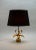 - Mid-century Fleur de Lis table lamp - Attributed to Maison Jansen - Produced in the 1960s - With beautiful refined brass...
