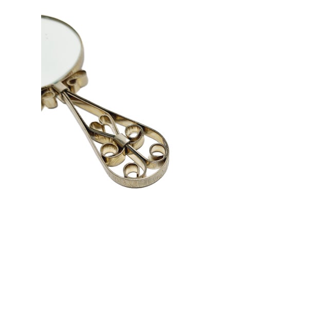 Art Deco Makeup Mirror, Poland, 1950s For Sale - Image 3 of 8