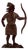 Epic 19th Century Indian Chief Trade Sign, Carved Wood in Painted Salmon Color For Sale