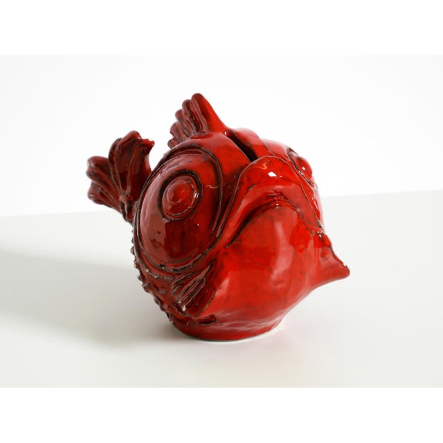 Ceramic Fish Money Box by Aldo Londi for Bitossi, Italy, 1960s For Sale - Image 12 of 18