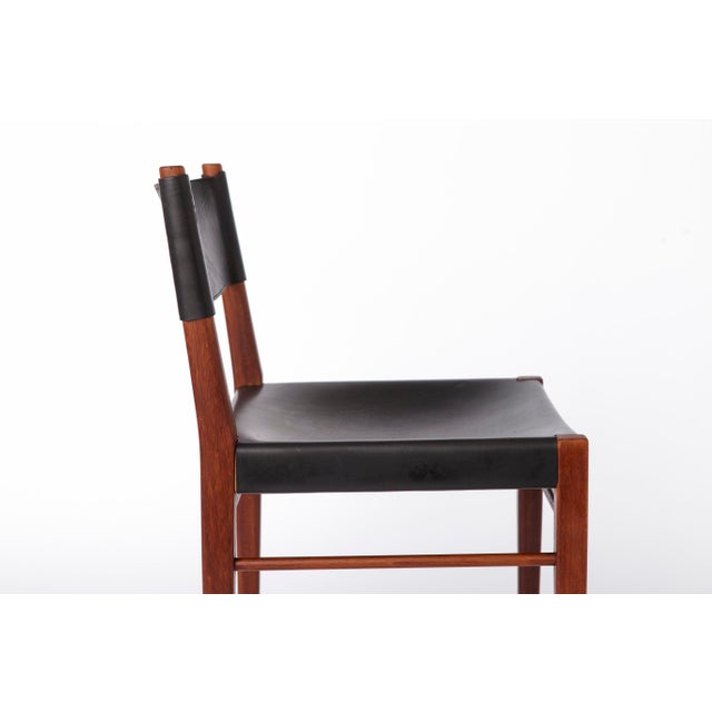 Dining Chairs in Teak by Helmut Magg for Deutsche Werkstätten, 1960s, Set of 3 For Sale - Image 6 of 9