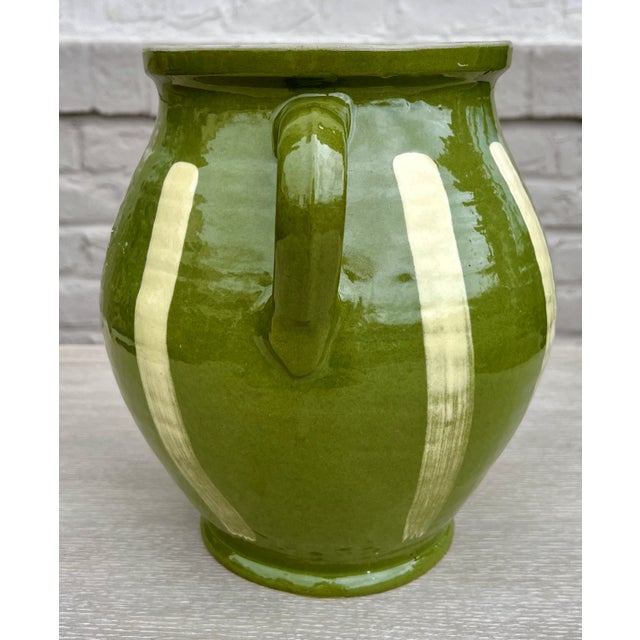 Late 20th Century Green Glazed Earthenware Vessel For Sale In Atlanta - Image 6 of 8