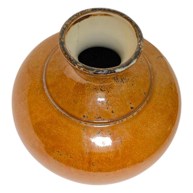 Antique French Porcelain Vase With Rich Copper Color Glaze For Sale In San Francisco - Image 6 of 9