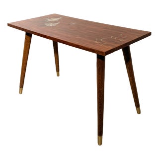 Mid-Century Modern Coffee Table with Fish Motif For Sale
