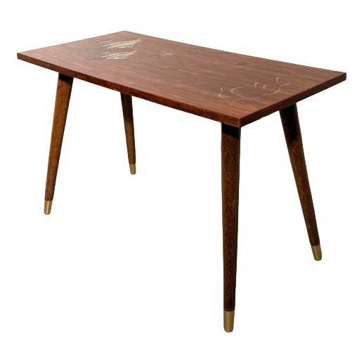 Mid-Century Modern Coffee Table with Fish Motif For Sale