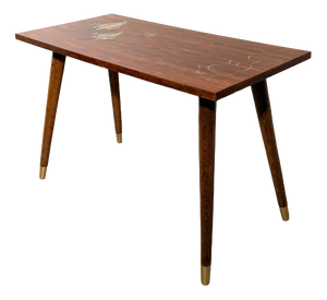 Mid-Century Modern Coffee Table with Fish Motif