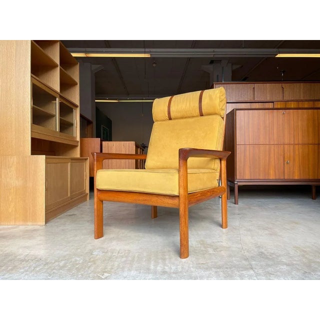 Original 60s 70s! Danish Design! Wonderful Highback Easy Chair! Type: Borneo Stunningly beautiful Danish Teak Easy Chair...