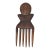 Early 20th Century Songye Kifwebe Figural Comb For Sale