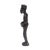 Carved Kenyan Ebony Village Figures, Set of Six, 1950-70 For Sale - Image 11 of 15